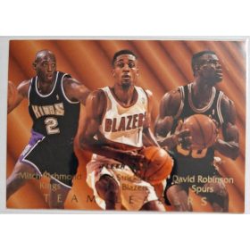   Mithc Richmond/Rod Strickland/David Robinson Team Leaders Fleer NBA Kosárlabdakártya 1995