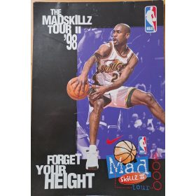   The Madskillz Tour II. 1998 (Amerikai Kosárlabda táborozás) Gary Payton, Michael Jordan reklámanyag