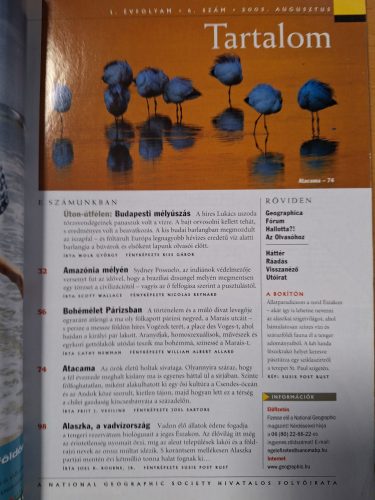 National Geographic ismeretterjesztő magazin 2003.Augusztus