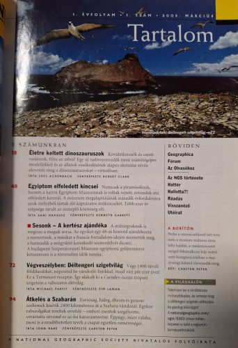 National Geographic ismeretterjesztő magazin 2003.Március