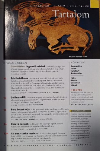 National Geographic ismeretterjesztő magazin 2003.Június