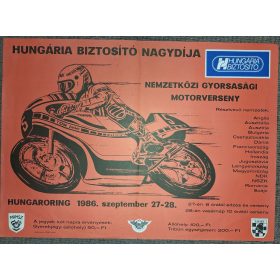   Hungária Biztosító Nagydíj 1986 Gyorsasági Motorverseny Hungaroring 1986.IX.27-28