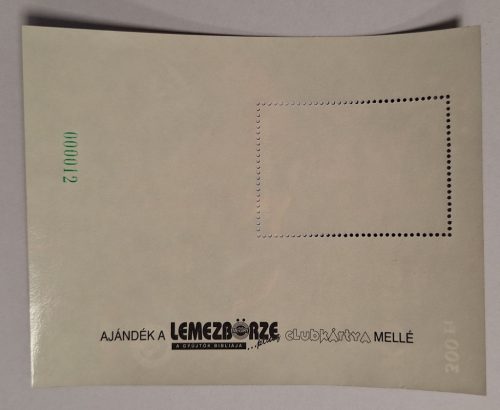 Kovács Ko-Ko István boxoló bélyegblokk (300ft) Lemezbörze és Philatelica Hungarica kiadása