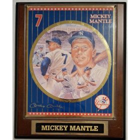   Sports Impressions : MLB Superstar Mickey Mantle New York Yankees falidísz, plakett, sorszámozott 1994