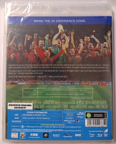 The Official 2010 Fifa World Cup Film (Blue-Ray 3D lemez) bontatlan (Labdarúgó Világbajnokság Blue-Ray 3D lemez)