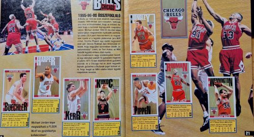NBA Kosárladba Panini Matricás album 1996-1997