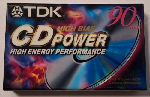 TDK CD Power Bontatlan (High Bias PRECISION RC III.) 90 perces kazetta