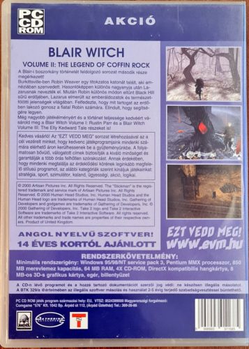 Blair witch Vol 2. PC játékszoftver