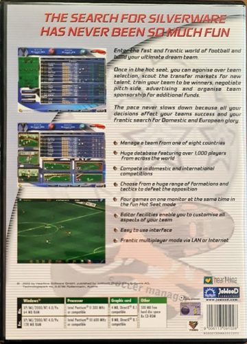 Soccer Manager PC játékszoftver