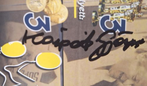 A vízilabda Puskása DVD film Kárpáti György Kárpáti aláírásával