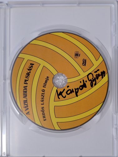 A vízilabda Puskása DVD film Kárpáti György Kárpáti aláírásával