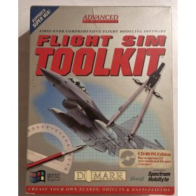   Fligh Sim Toolkit bonatatlan PC játék/Program (Domark) 386-os gépekre 1993