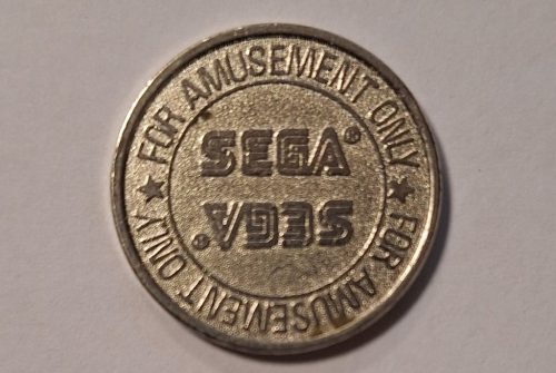 Sega játékgép Zseton Token