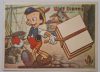 Walt Disney Pinokkió képeslap-levelezőlap (1930-as évek) Hunnia film kiadása