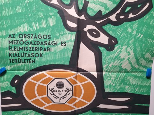 Vadászati Világkiállítás Budapest 1971 kiállítási plakát