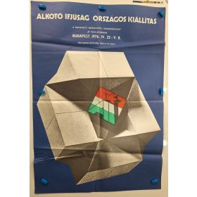   Alkotó Ifjúság Országos Kiállítás (BNV) 1976 propaganda plakát