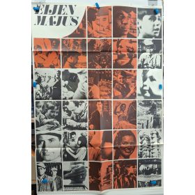   Éljen Május 1. Propaganda plakát 1973 (Szakszervezetek Országos Tanácsa plakát)