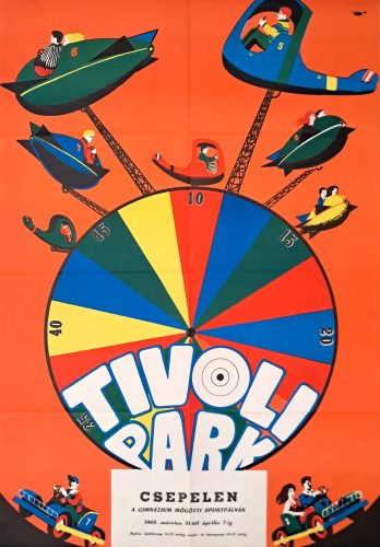 Tivoli Park Csepelen plakát 1968