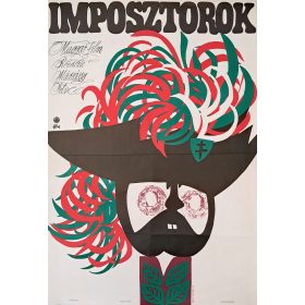  Imposztorok filmaplakát, A1-es méret, 1969, Máté András jelzéssel