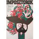 Imposztorok filmaplakát, A1-es méret, 1969, Máté András jelzéssel