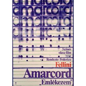   Fellini: Amarcord - Emlékezem filmplakát, 1976, A2-es méret