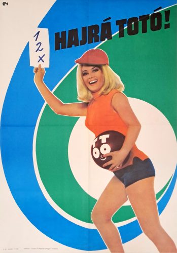 Hajrá Totó!,Totó reklámplakát 1968 