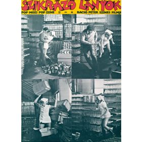   Szikrázó leányok filmplakát, A2-es méret, Kemény Gy. jelzéssel