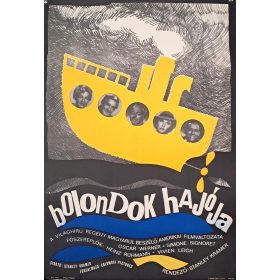   Bolondok hajója filmplakát, A2-es méret, 1969, Stanley Kramer filmje