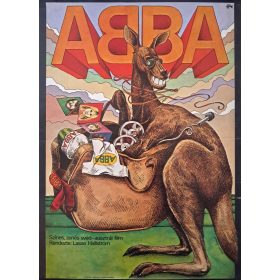   ABBA színes, zenés svéd-ausztrál film filmplakát, Rendezte: Lasse Hallström