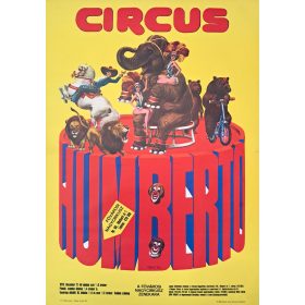   Cirkusz, Circus Humberto plakát, Benkő Sándor plakátja, 1978