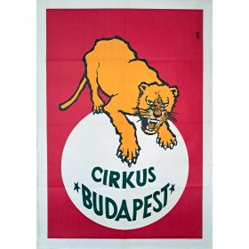   Cirkusz Budapest plakát (Jugoszláv kiadás) Bér jelzéssel