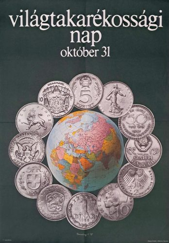 Világtakarékossági nap 1975. Október 31. plakát