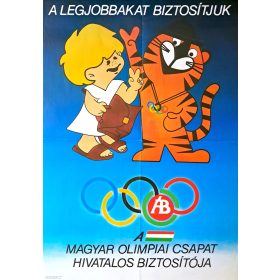   Állami biztosító, Olimpiai biztosító: A legjobbakat biztosítjuk plakát