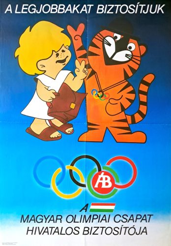 Állami biztosító, Olimpiai biztosító: A legjobbakat biztosítjuk plakát