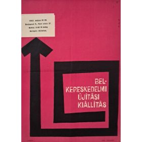 Belkereskedelmi újítási kiállítás plakát 1962