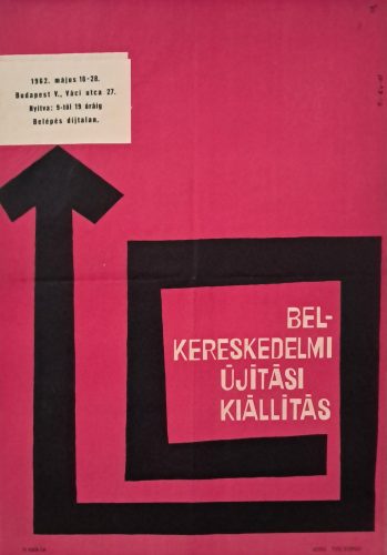 Belkereskedelmi újítási kiállítás plakát 1962