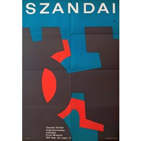   Szandai Sándor szobrászművész kiállítása plakát, 1974