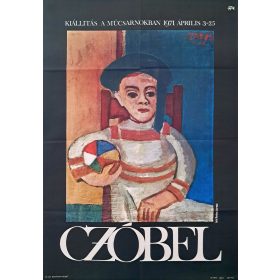 Czóbel kiállítás a műcsarnokban plakát, 1971