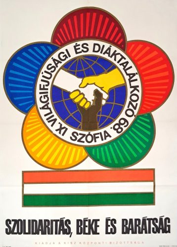 IX. Világifjúsági és Diáktalálkozó Szófia plakát (KISZ KB. kiadása) 1968