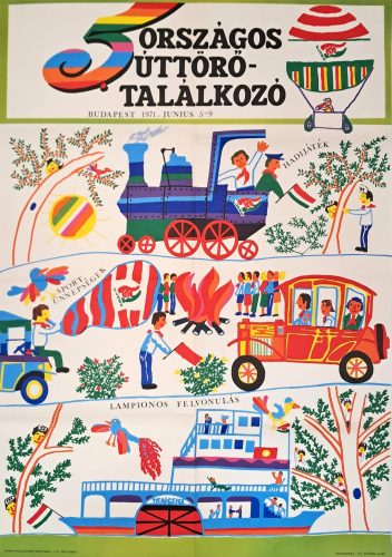5. Országos Úttörő-találkozó plakát, 1971