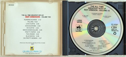 Roy Orbison, The All-Time greatest hits vol 2 zenei CD, USA kiadás