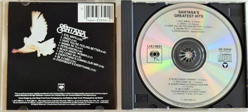 Santana, Greatest hits zenei CD, USA kiadás