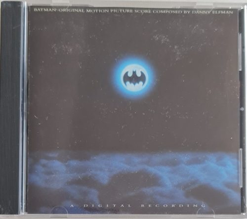 Batman eredeti filmzene CD, USA kiadás, 1989