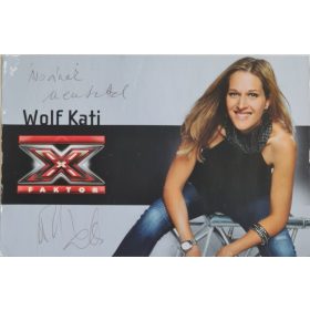 Dedikált Wolf Kati fotó, X-Faktor