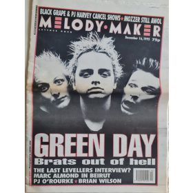 Melody Maker újság 1995, Címlapon Green Day