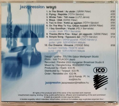 Jazzpression, Ways zenei CD