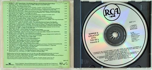 Nippers greatest hits, The 50's volume 2, Various artists zenei CD, USA kiadás