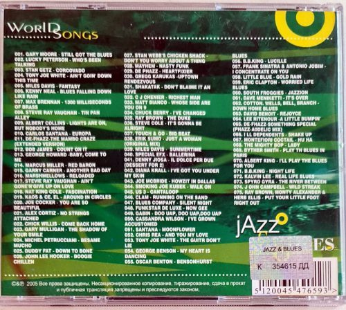 World Songs, Jazz & Blues zenei CD
