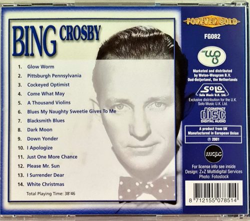 Bing Crosby zenei CD