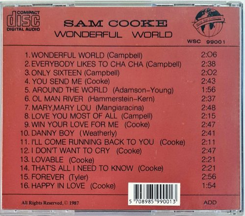 Sam Cooke, Wonderful world zenei CD